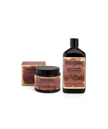 moonshine Dry Set - Shampoo for Dry Hair 500ml & Mask&conditioner for Dry Hair 500ml