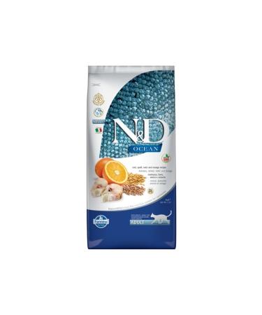 N & D Cod & Orange Low Grain Adult Cat Food 5kg