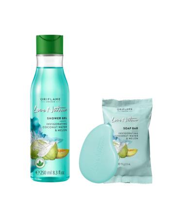 Oriflame Love Nature Coconut Water and Melon Extract Shower Gel + Soap