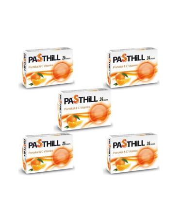 LedaPharma Pasthill Orange Vitamin C Pastil X5 Pieces