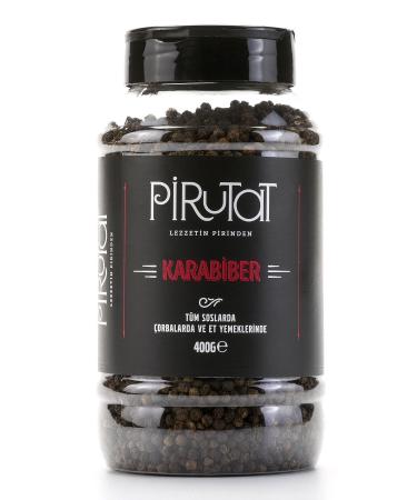 pirutat Black Pepper Grain 400 G Flip Top Lid