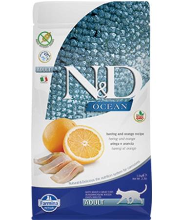 N & D 1.5 Kg Ocean Cat Fish Adult Cat Food