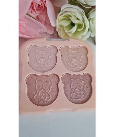 MareShe Teddy Bear Palette Shimmering Eyeshadow 4 Pieces No:03