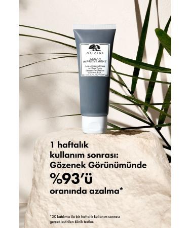 Origins Clear Improvement Anti-Pore Activated Charcoal Mask 75 ML - Buy Online on GoSupps.com