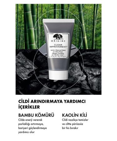Origins Clear Improvement Anti-Pore Active Charcoal Mask 30 ml - Buy Online on GoSupps.com