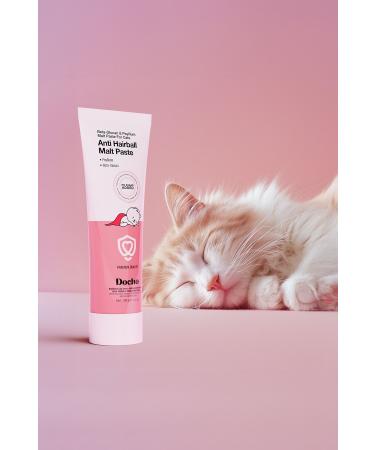 Docho Cat Hairball Prevention Malt 100 gr and Cat Hair Health Support Drops 50 ml Set - Buy Online on GoSupps.com