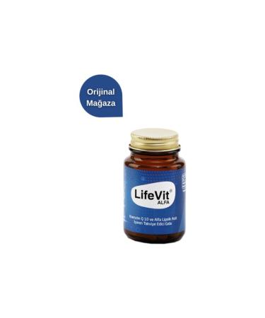 Lifevit Alfa 30 Tablets - Alpha Lipoic Acid I Coenzyme Q10 I 1 Bottle 30 Daily Dose - Buy Online on GoSupps.com