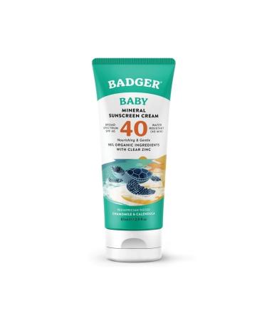 Sirenol Badger Baby Sunscreen Spf40 and Organic Baby Shampoo Set - Buy Online on GoSupps.com