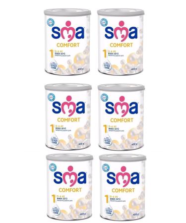 SMA COMFORT Number 1 400 GR 0-6 Months 6's (2400GR)