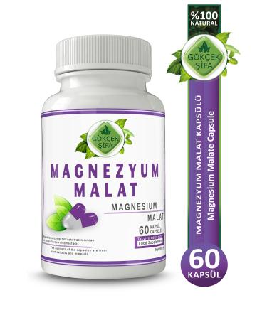 Gokcek Healing Magnesium Malate Capsule 60 Capsules X1000mg
