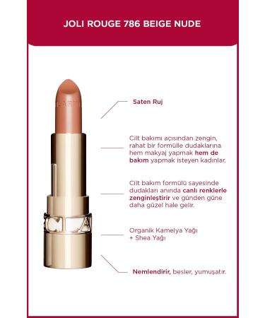 Clarins Joli Rouge 786 Beige Nude