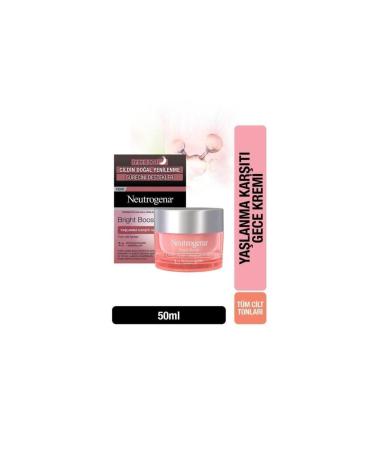 Neutrogena Bright Boost Anti-Aging Night Cream 50ml - Buy Online on GoSupps.com
