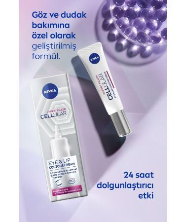 NIVEA HYALURON CELLULAR FILLER RADIANT F RM NG EYE CREAM PSSN3115 - Buy Online on GoSupps.com