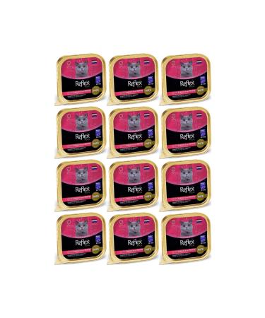Reflex Adult Cat Canned Food with Salmon and Shrimp Paste 85gr - 12 Pieces