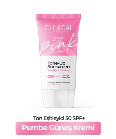 Clasy Care Clinical Spf 50 Tone-up Pink Sunscreen Cream 50 ml