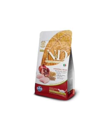 N & D Low Grain Chicken and Pomegranate Sterilized Cat Food 5 Kg