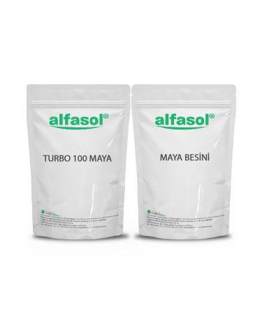 Alfasol Turbo 100 Yeast 75 g + Yeast Nutrient 75 g Set