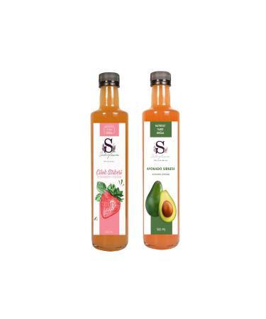 Suheylaana Natural Strawberry Vinegar 500 Ml - Natural Avocado Vinegar 500 Ml