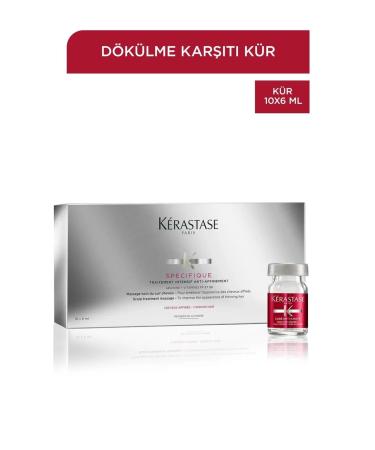 Kerastase Specifique Cure Anti-chute Anti-Loss - Care Cure for Thinning Weakening and Breaking Hair 6ml*10/ge - Buy Online on GoSupps.com