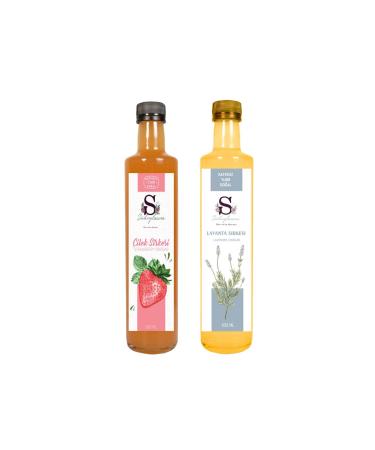 Suheylaana Natural Strawberry Vinegar 500 Ml - Natural Lavender Vinegar 500 Ml