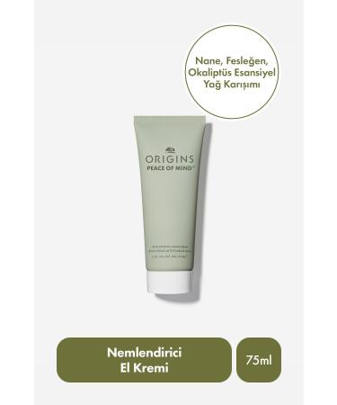 Origins Peace Of Mind Moisturizing Hand Cream with Peppermint Oil 75 ml