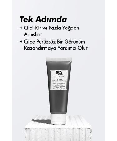 Origins Clear Improvement Anti-Pore Activated Charcoal Mask 75 ML - Buy Online on GoSupps.com