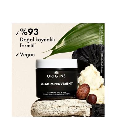 Origins Clear Improvement Rich & Purifying Charcoal Mask 75ml - Buy Online on GoSupps.com