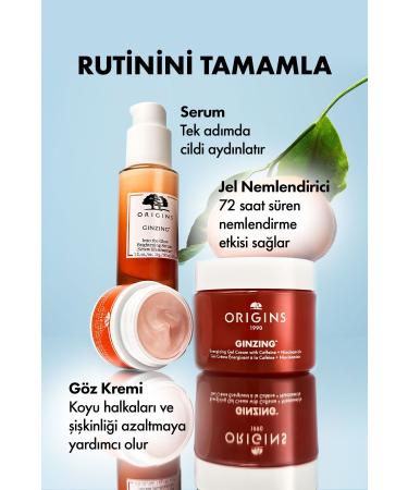 Origins Ginzing Revitalizing Gel Moisturizer with Vitamin C & Niacinamide 30ml - Buy Online on GoSupps.com