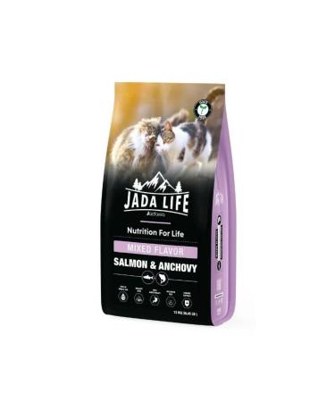 jadawa Jada Life Salmon and Anchovy Mixed Delicious Adult Cat Food 12 Kg