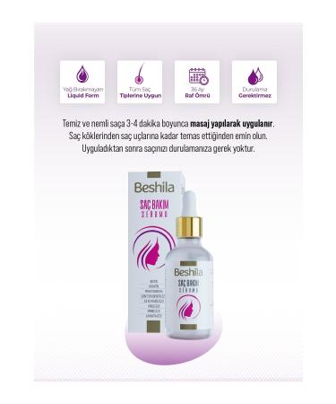 Beshila Repairing Hair Care Serum (KERATIN BIOTIN PROVITAMIN B5 PINE TURPENTINE JUNIPER HORSETAIL EXTRACT) - Buy Online on GoSupps.com