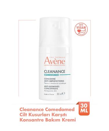 Avene Cleanance Comedomed Concentrated Anti-Imperfection Care Cream for Oily Skin 30 ml