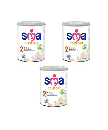 SMA COMFORT Number 2 400 GR 6-12 Months 3-Pack Advantage Package (1200GR)