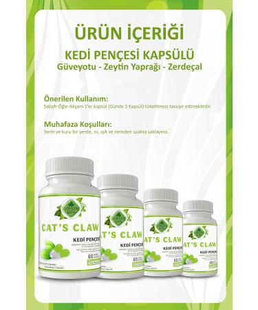 Gokcek Cat's Claw Capsule (CAT'S CLAW CAPSULE) - Buy Online on GoSupps.com