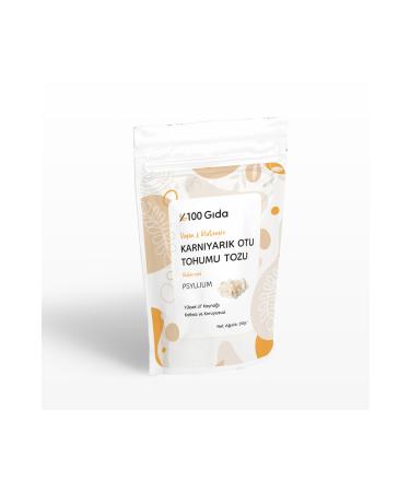 One Hundred Percent Foods Psyllium Seed Powder 250 gr - Buy Online on GoSupps.com