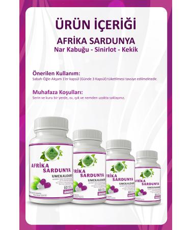 Gokcek Healing African Geranium Capsule (UMCKALOABO CAPSULE) - Buy Online on GoSupps.com