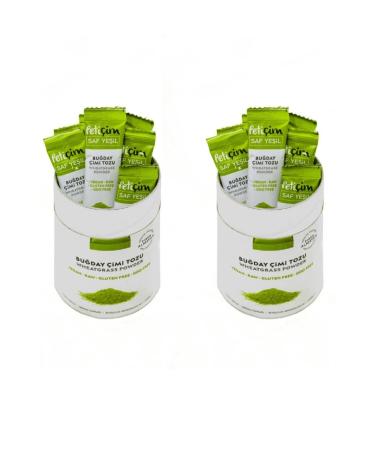Peti im 2-Piece Pure Green Wheat Grass Powder (60 DAYS) - Buy Online on GoSupps.com