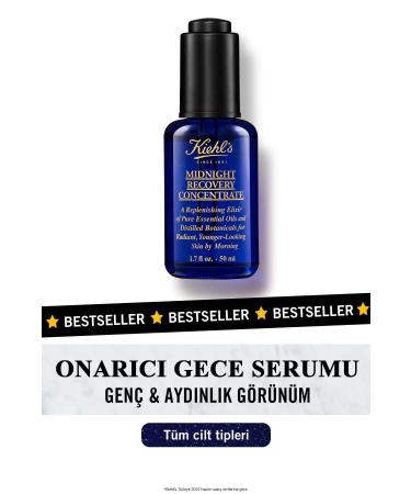 Kiehl's SK N REPAIR NG AND SK N BARRIER REPAIR NG MIDNIGHT RECOVERY NIGHT SERUM 50ML KEYON2432