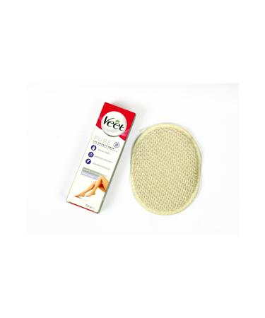 Veet Pure Hair Removal Cream - Normal Skin - Bath Loofah Gift
