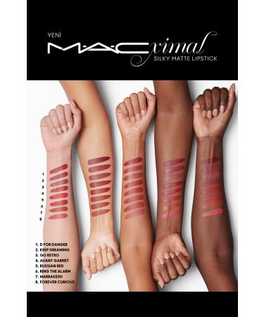 Mac RUSSAID RED - S LKY MATTE L PST CK NEW FORMULA L PST CK PROV D NG INTENSE COLOR KEYON2885 - Buy Online on GoSupps.com