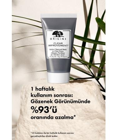 Origins Clear Improvement Anti-Pore Active Charcoal Mask 30 ml - Buy Online on GoSupps.com