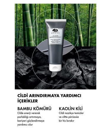 Origins Clear Improvement Anti-Pore Activated Charcoal Mask 75 ML - Buy Online on GoSupps.com