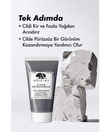 Origins Clear Improvement Anti-Pore Active Charcoal Mask 30 ml - Buy Online on GoSupps.com