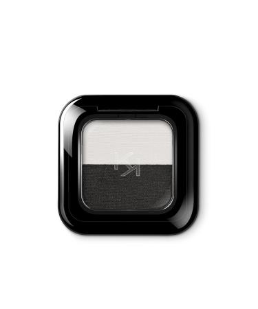 KIKO EYESHADOW - NEW BRIGHT DUO EYESHADOW - 18 White / Black