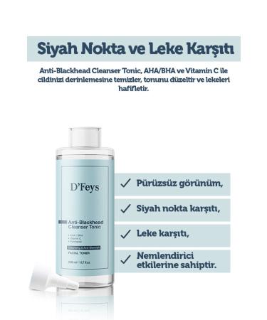 Dfeys Blackhead and Anti-Spot Cleansing Tonic 200ml - Buy Online on GoSupps.com