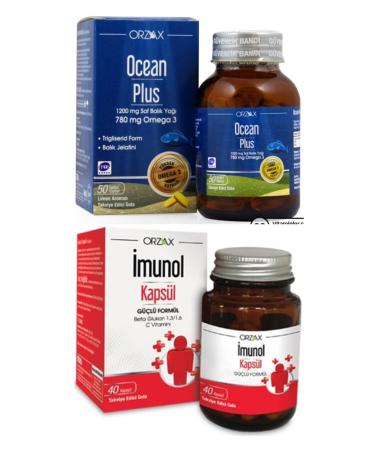 IMUNOL Ocean Plus Omega3 1200mg 50 Capsules And Imunol 40 Capsules