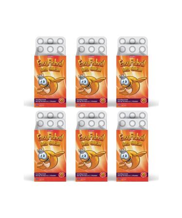 Easy Fishoil Easyvi t Easyfishoil Beta Glucan Chewable 30 Gel Tablets 6 Pack