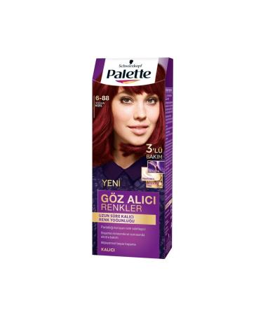 Eye-Catching Colors in the Palette 6.88 Intense Red