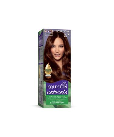 Wella Toptanbulurum Naturals Hair Dye Dark Chestnut 3/4