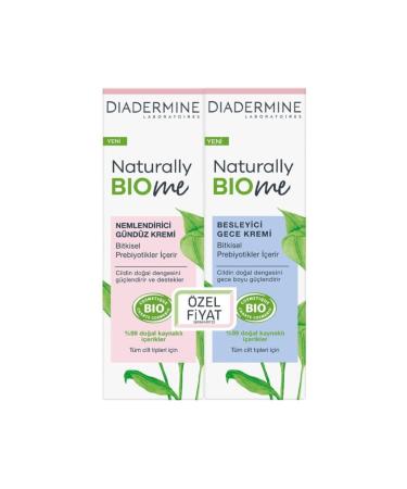Diadermine Naturally Bio Me Day Cream 50 Ml + Night Cream 50 Ml