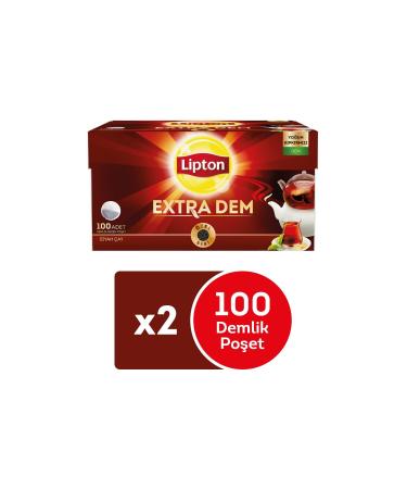 Lipton Extra Dem Teapot Tea Bag 100 x 2 Pieces